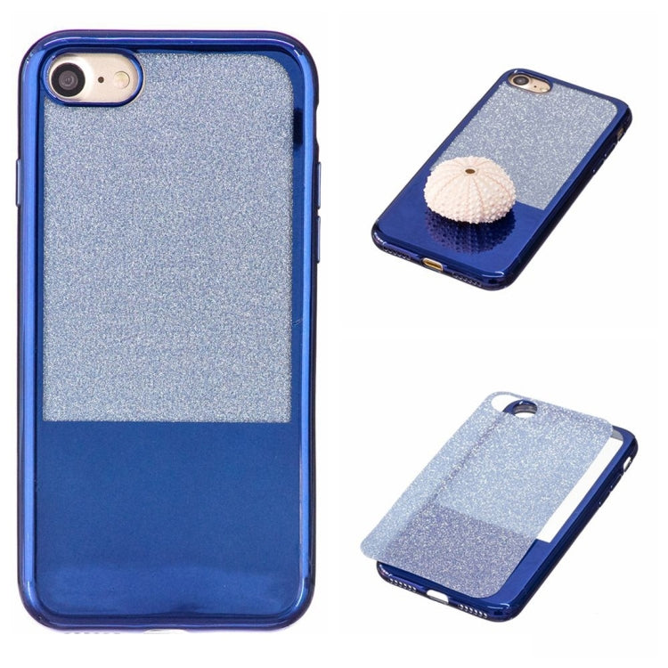For  iPhone 8 & 7  Electroplating Mirror TPU Protective Back Cover Case