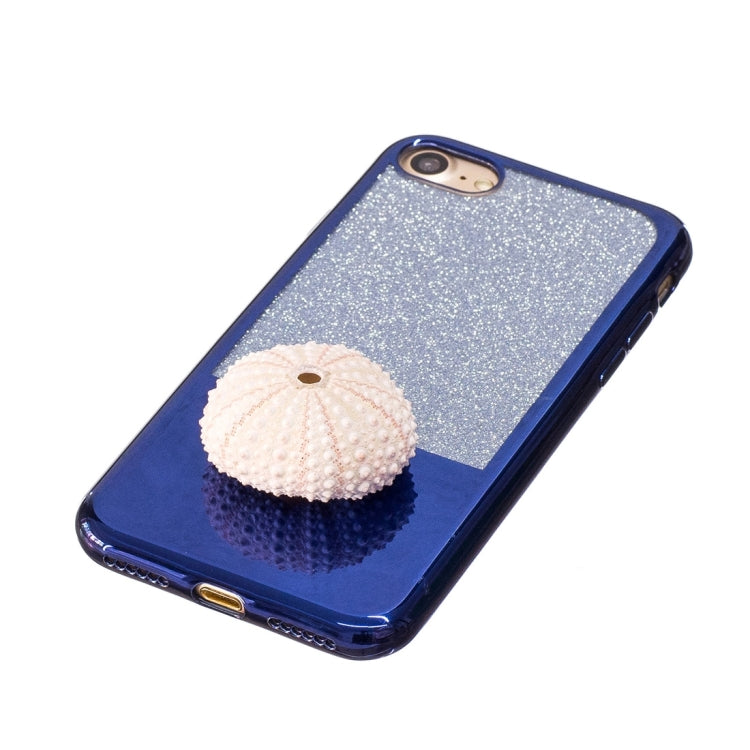 For  iPhone 8 & 7  Electroplating Mirror TPU Protective Back Cover Case
