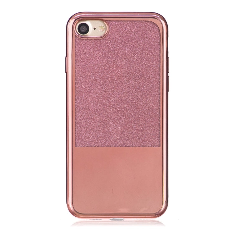 For  iPhone 8 & 7  Electroplating Mirror TPU Protective Back Cover Case