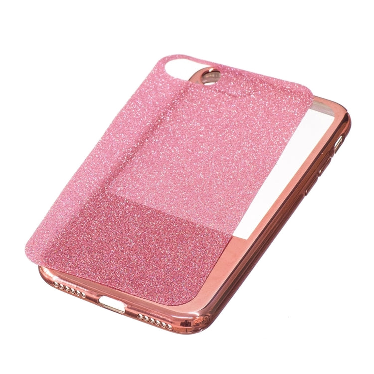 For  iPhone 8 & 7  Electroplating Mirror TPU Protective Back Cover Case