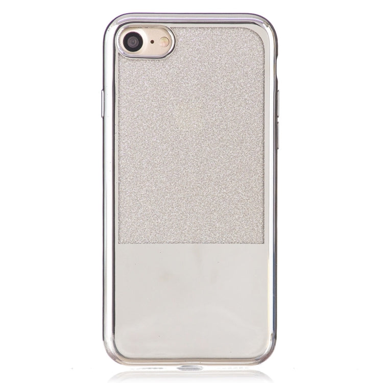 For  iPhone 8 & 7  Electroplating Mirror TPU Protective Back Cover Case