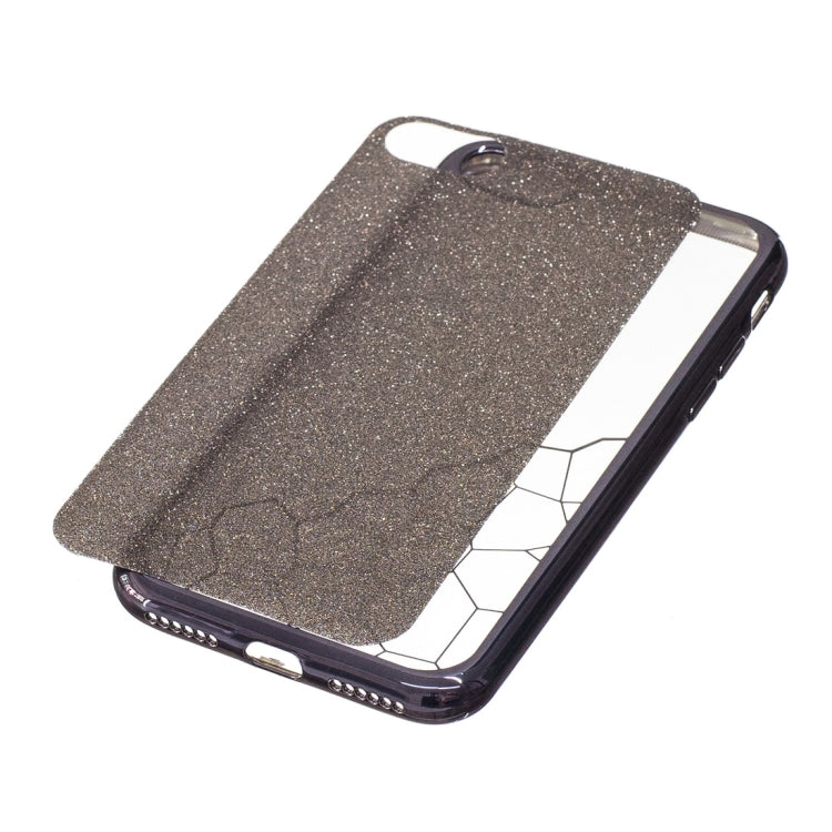 For  iPhone 8 & 7  Electroplating Small Cubes TPU Protective Back Cover Case
