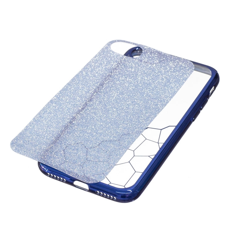 For  iPhone 8 & 7  Electroplating Small Cubes TPU Protective Back Cover Case