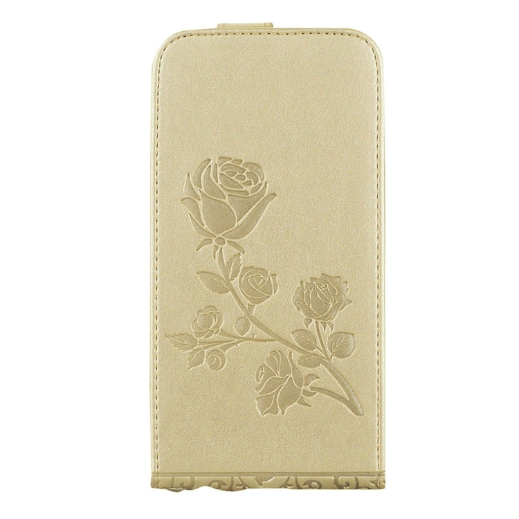 For  iPhone 8 & 7  Roses Pressed Flowers Pattern Vertical Flip Leather Case with Card Slot & Lanyard