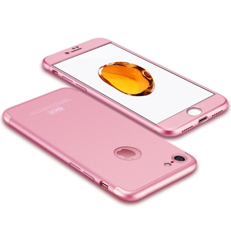 GKK for iPhone 7 PC Three - paragraph Shield 360 Degrees Full Coverage Protective Case Back Cover