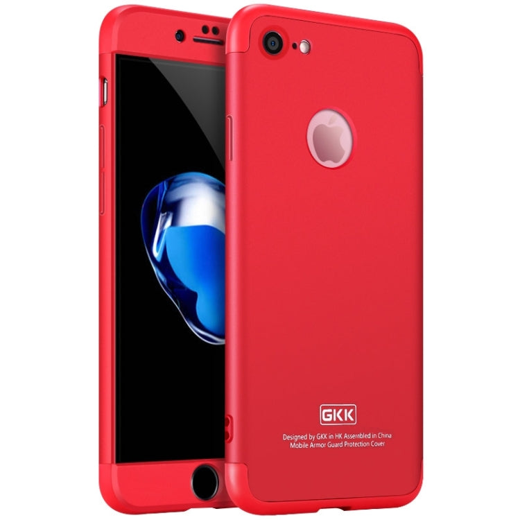 GKK for iPhone 7 PC Three - paragraph Shield 360 Degrees Full Coverage Protective Case Back Cover