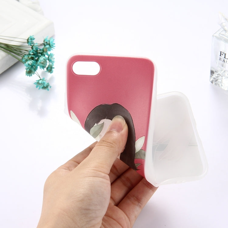 For  iPhone 8 & 7  TPU Frosted Embossed