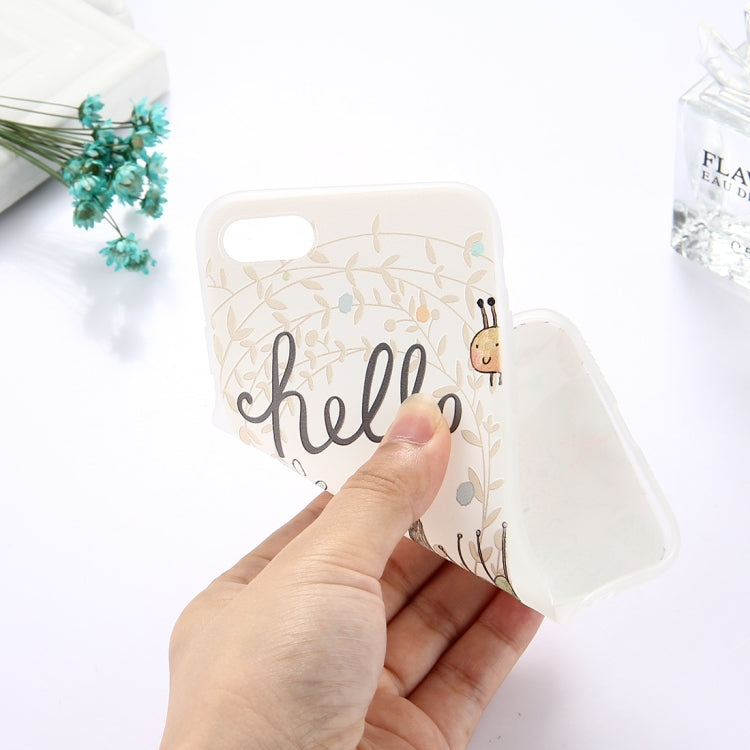 For  iPhone 8 & 7  TPU Frosted Embossed