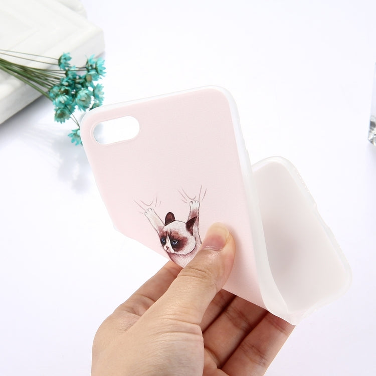 For  iPhone 8 & 7  TPU Frosted Embossed