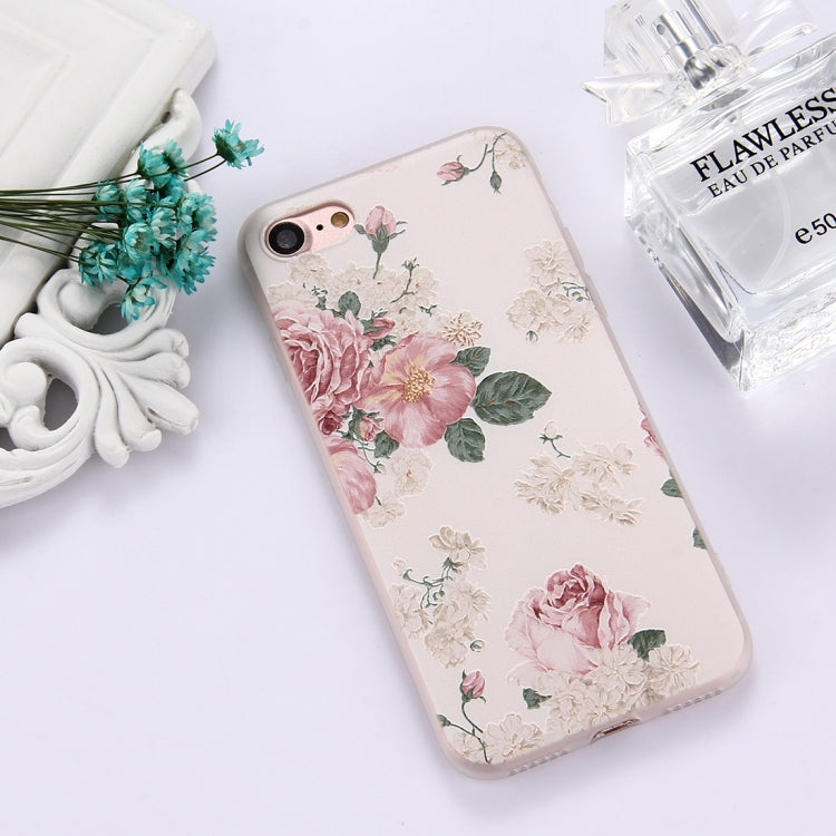 For  iPhone 8 & 7  TPU Frosted Embossed