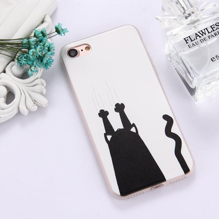 For  iPhone 8 & 7  TPU Frosted Embossed