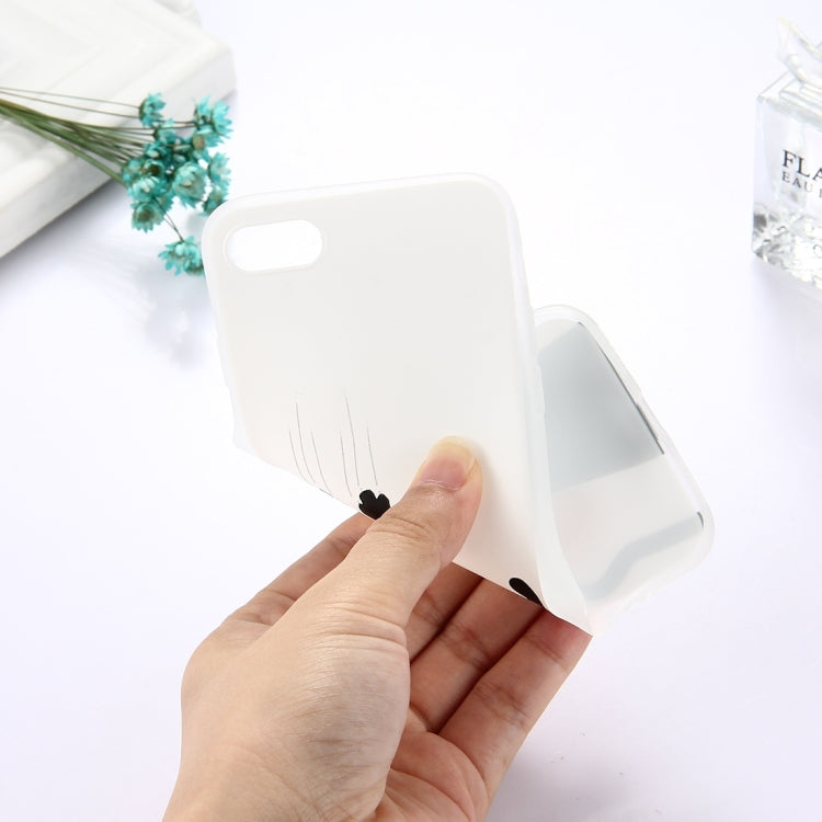 For  iPhone 8 & 7  TPU Frosted Embossed