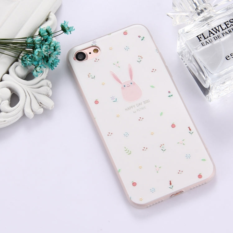 For  iPhone 8 & 7  TPU Frosted Embossed