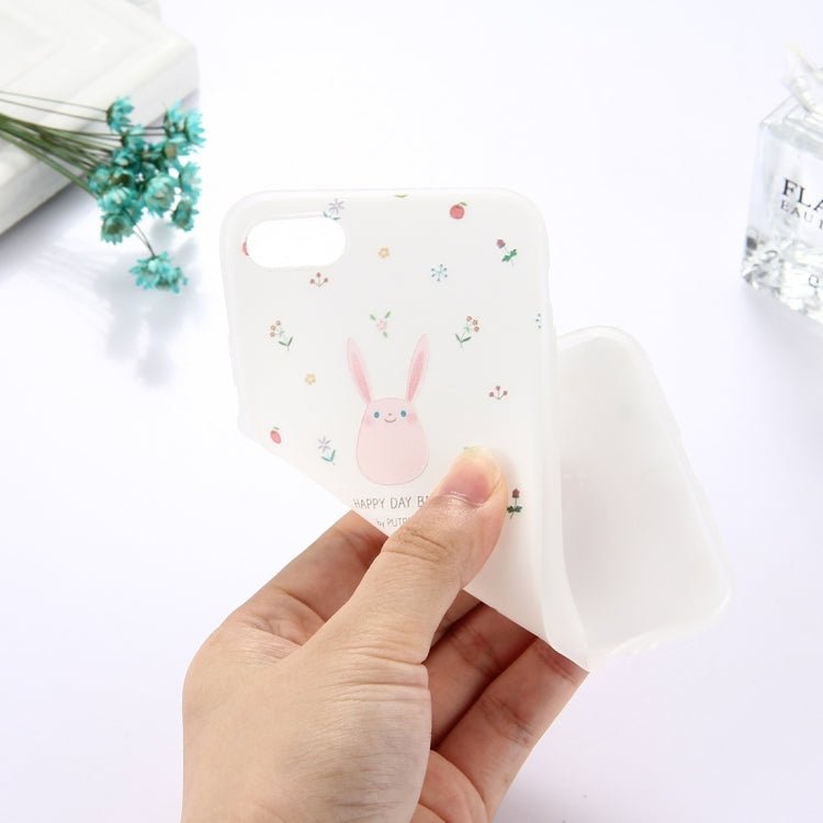 For  iPhone 8 & 7  TPU Frosted Embossed