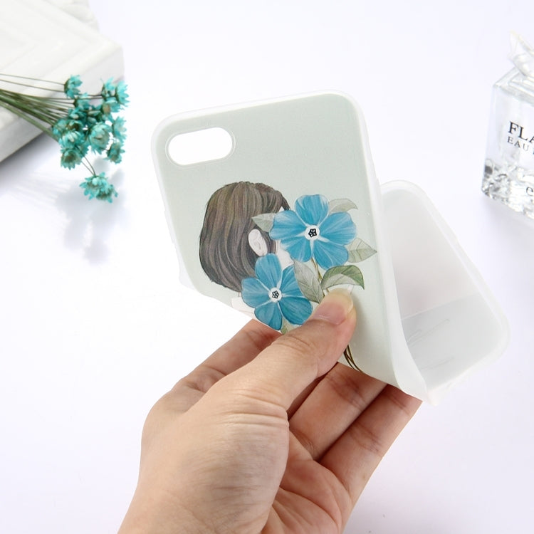 For  iPhone 8 & 7  TPU Frosted Embossed