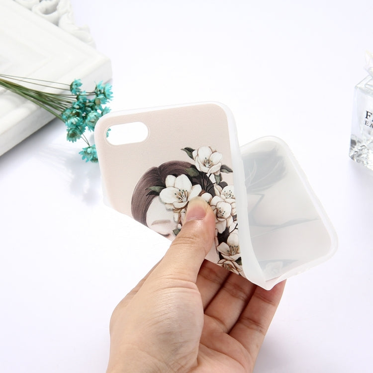 For  iPhone 8 & 7  TPU Frosted Embossed
