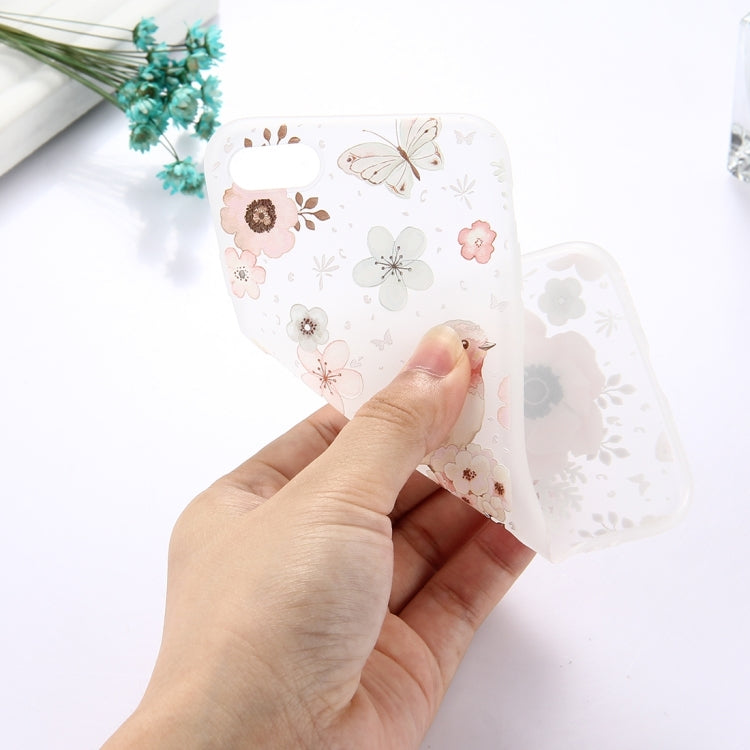 For  iPhone 8 & 7  TPU Frosted Embossed