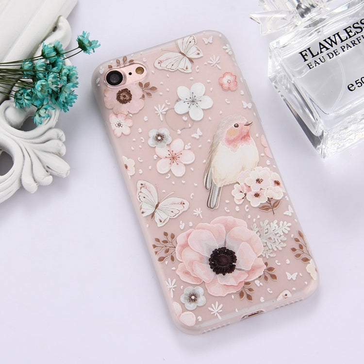 For  iPhone 8 & 7  TPU Frosted Embossed