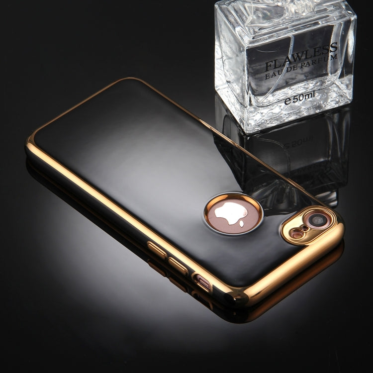 For  iPhone 8 & 7  360 Degree Shockproof Detachable Electroplating TPU + PC Combination Protective Case with White PC Cover