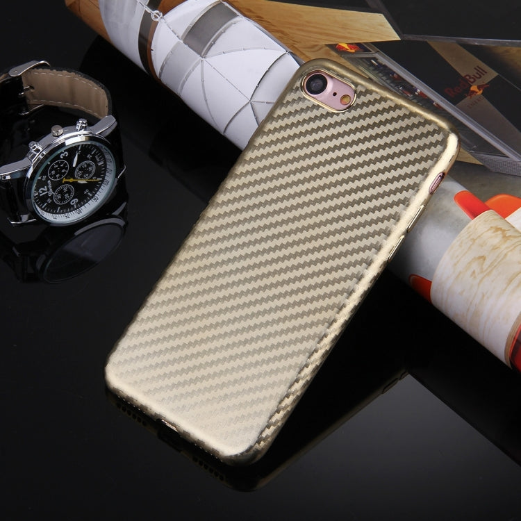 For  iPhone 8 & 7  Artistic Carbon Fibre Texture Soft TPU Protective Case Back Cover