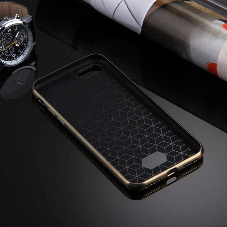 For  iPhone 8 & 7  Artistic Carbon Fibre Texture Soft TPU Protective Case Back Cover