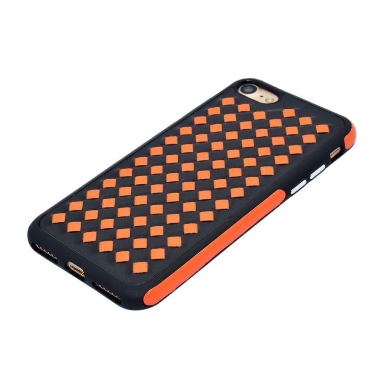 For  iPhone 8 & 7  Diamond Knit Texture TPU Paste Skin Protective Case