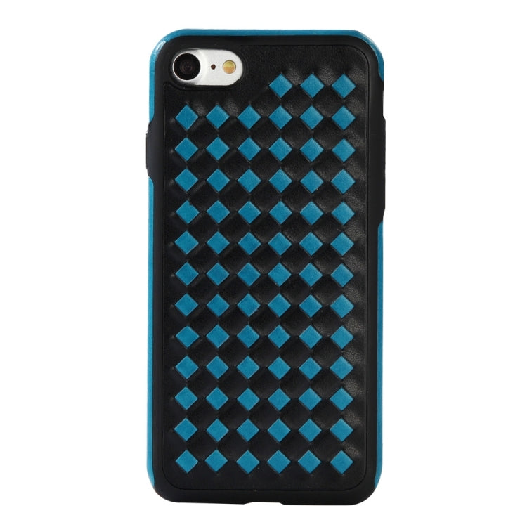 For  iPhone 8 & 7  Diamond Knit Texture TPU Paste Skin Protective Case