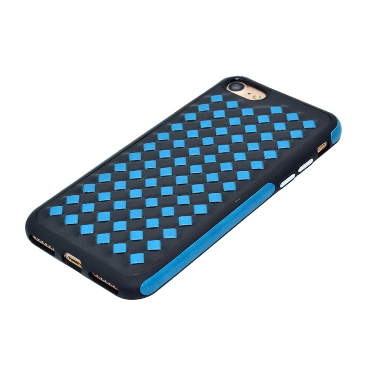 For  iPhone 8 & 7  Diamond Knit Texture TPU Paste Skin Protective Case