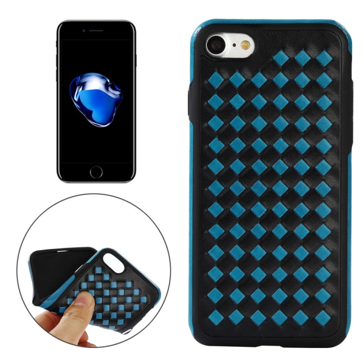 For  iPhone 8 & 7  Diamond Knit Texture TPU Paste Skin Protective Case