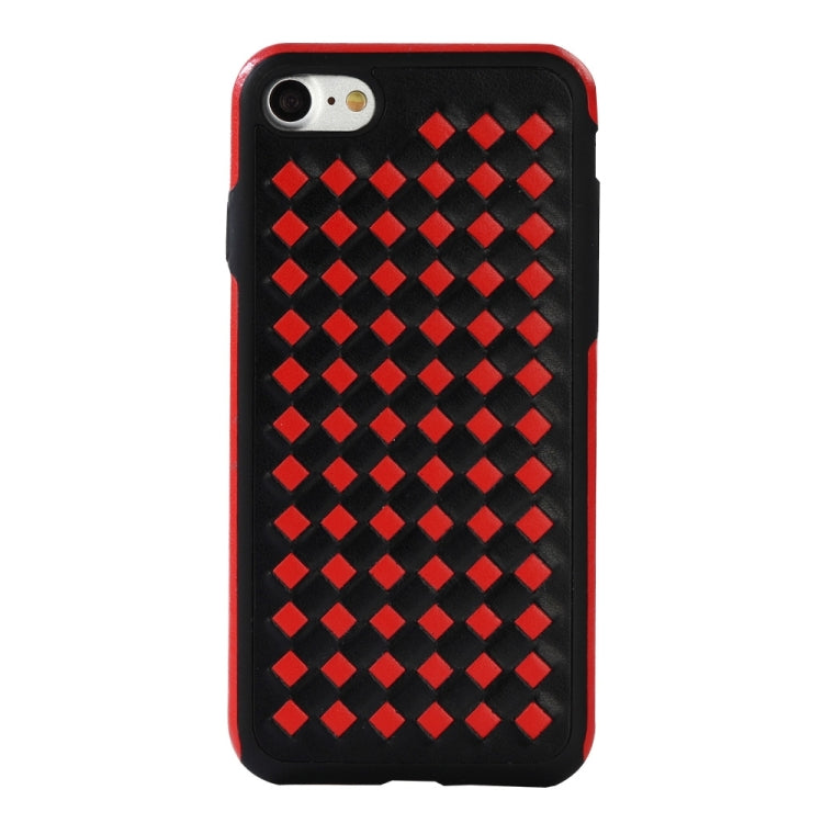 For  iPhone 8 & 7  Diamond Knit Texture TPU Paste Skin Protective Case