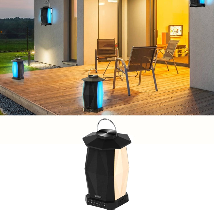 MZ-320-BQB 25W Waterproof Bluetooth 4.2 Button Speaker with Colorful Lights, Supports Wireless Networking & Multiple Devices Paired in Series