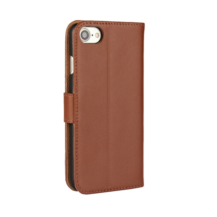 For  iPhone 8 & 7  Genuine Split Horizontal Flip Leather Case with Holder & Card Slots & Wallet