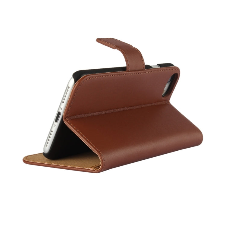 For  iPhone 8 & 7  Genuine Split Horizontal Flip Leather Case with Holder & Card Slots & Wallet