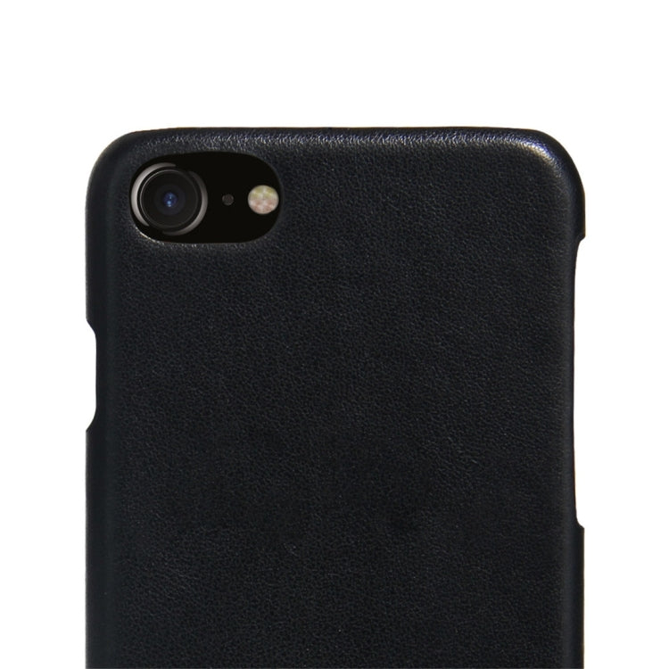 For  iPhone 8 & 7  Fashionable Color Matching Bicolourable PC + PU Leather Back Cover Case
