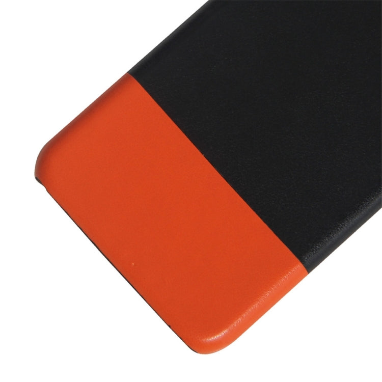 For  iPhone 8 & 7  Fashionable Color Matching Bicolourable PC + PU Leather Back Cover Case