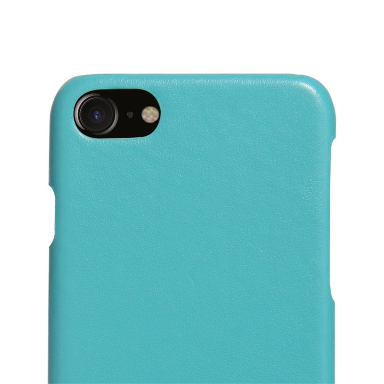 For  iPhone 8 & 7  Fashionable Color Matching Bicolourable PC + PU Leather Back Cover Case