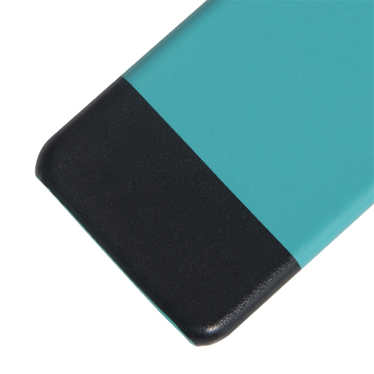 For  iPhone 8 & 7  Fashionable Color Matching Bicolourable PC + PU Leather Back Cover Case
