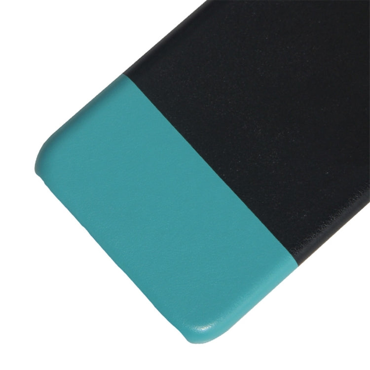 For  iPhone 8 & 7  Fashionable Color Matching Bicolourable PC + PU Leather Back Cover Case