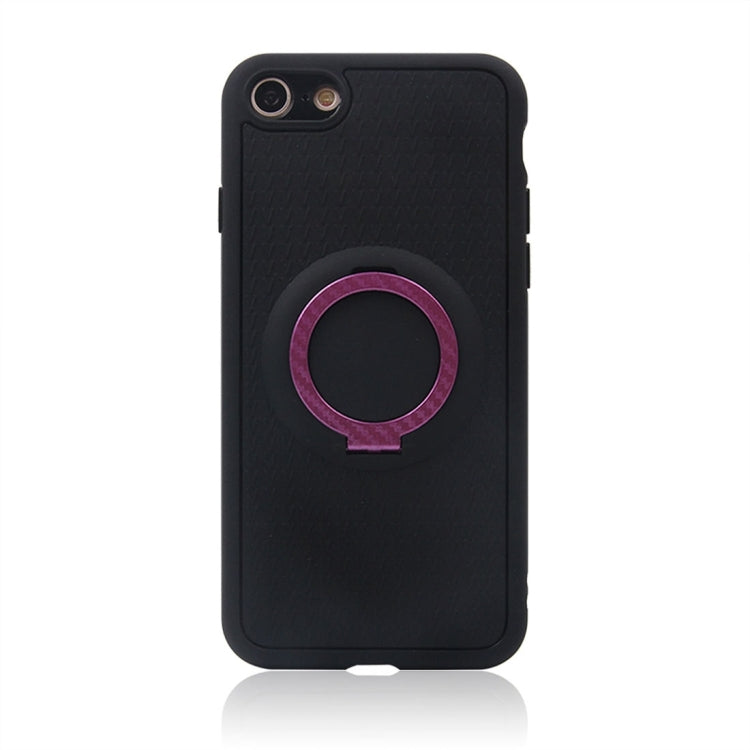 For  iPhone 8 & 7  TPU + PC Protective Back Case with Ring Holder