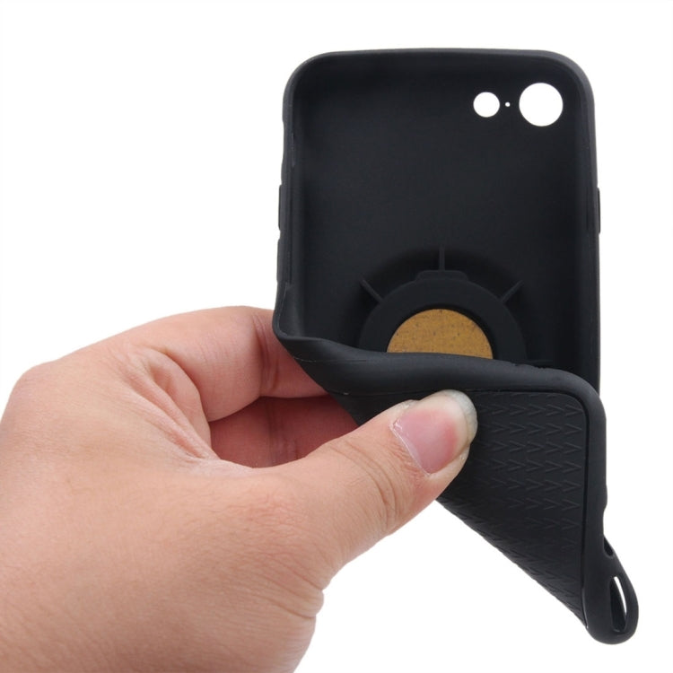 For  iPhone 8 & 7  TPU + PC Protective Back Case with Ring Holder