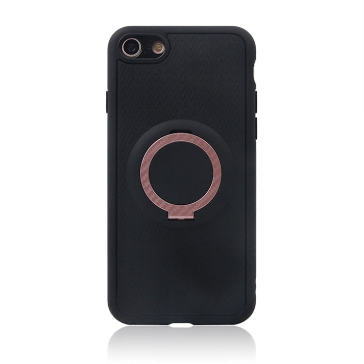 For  iPhone 8 & 7  TPU + PC Protective Back Case with Ring Holder