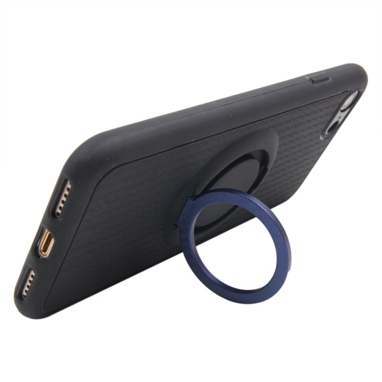 For  iPhone 8 & 7  TPU + PC Protective Back Case with Ring Holder