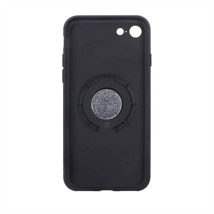 For  iPhone 8 & 7  TPU + PC Protective Back Case with Ring Holder