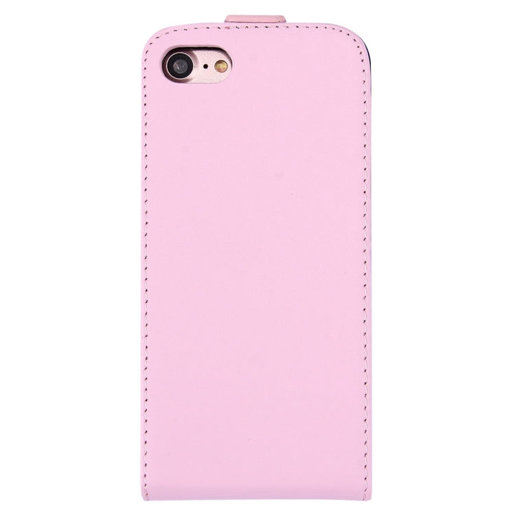 For  iPhone 8 & 7  Vertical Flip Genuine Split Leather Case
