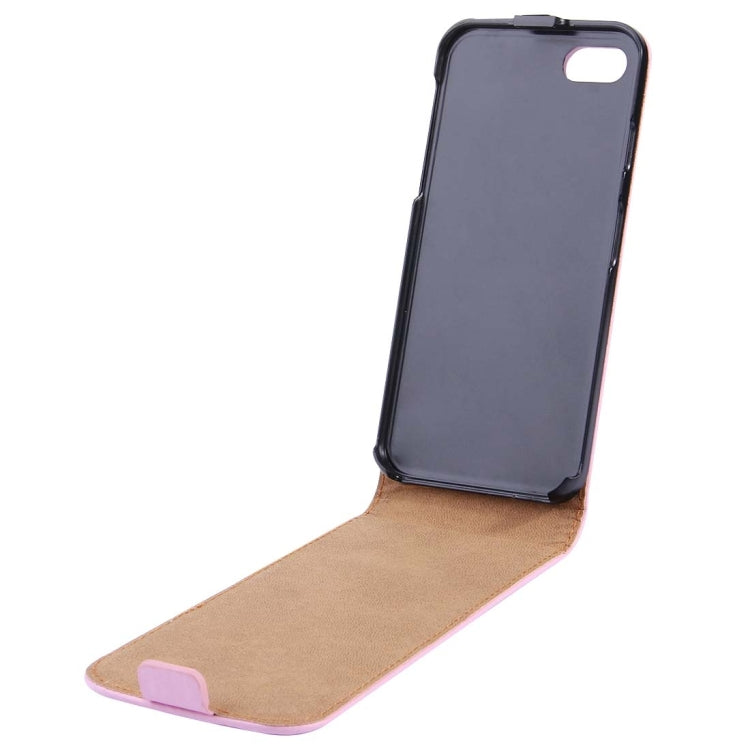 For  iPhone 8 & 7  Vertical Flip Genuine Split Leather Case
