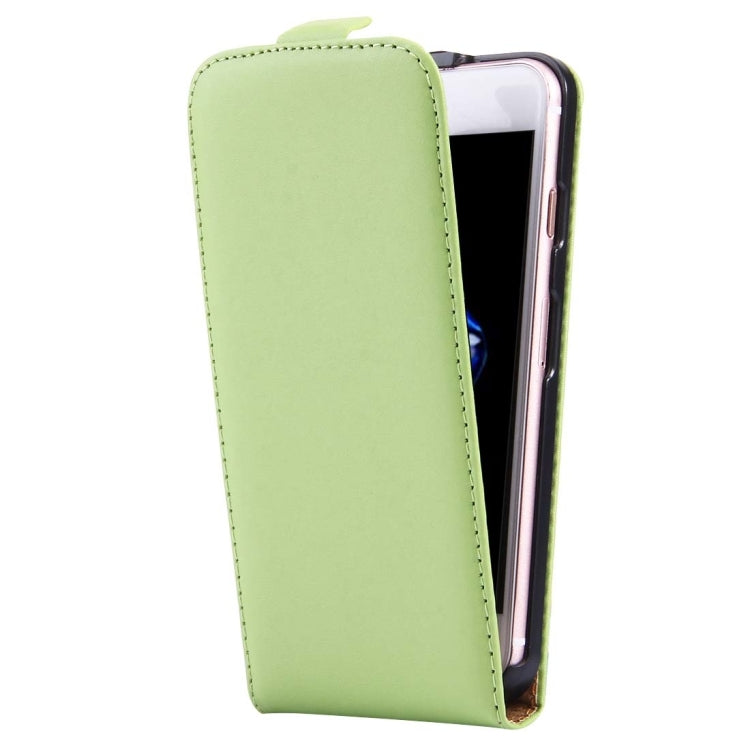 For  iPhone 8 & 7  Vertical Flip Genuine Split Leather Case