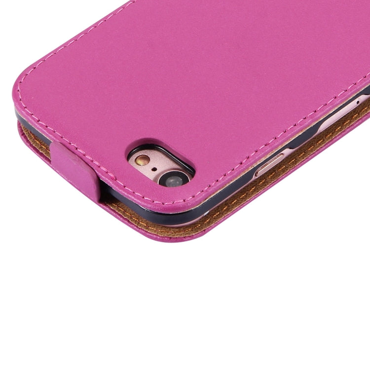 For  iPhone 8 & 7  Vertical Flip Genuine Split Leather Case