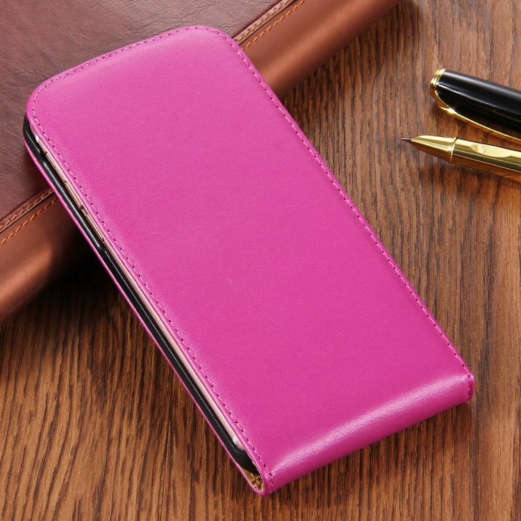 For  iPhone 8 & 7  Vertical Flip Genuine Split Leather Case