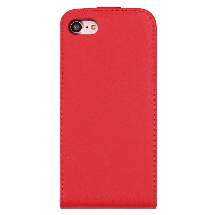 For  iPhone 8 & 7  Vertical Flip Genuine Split Leather Case
