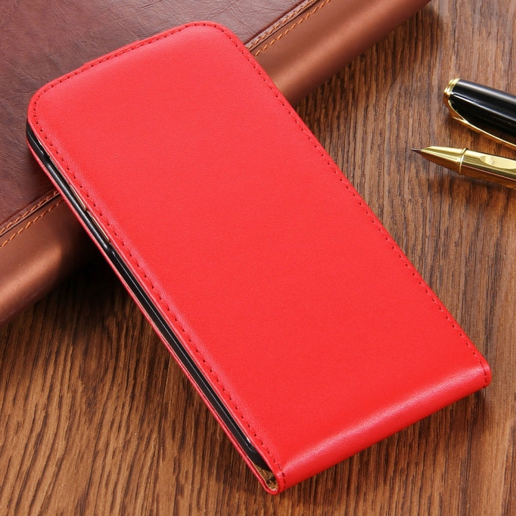 For  iPhone 8 & 7  Vertical Flip Genuine Split Leather Case